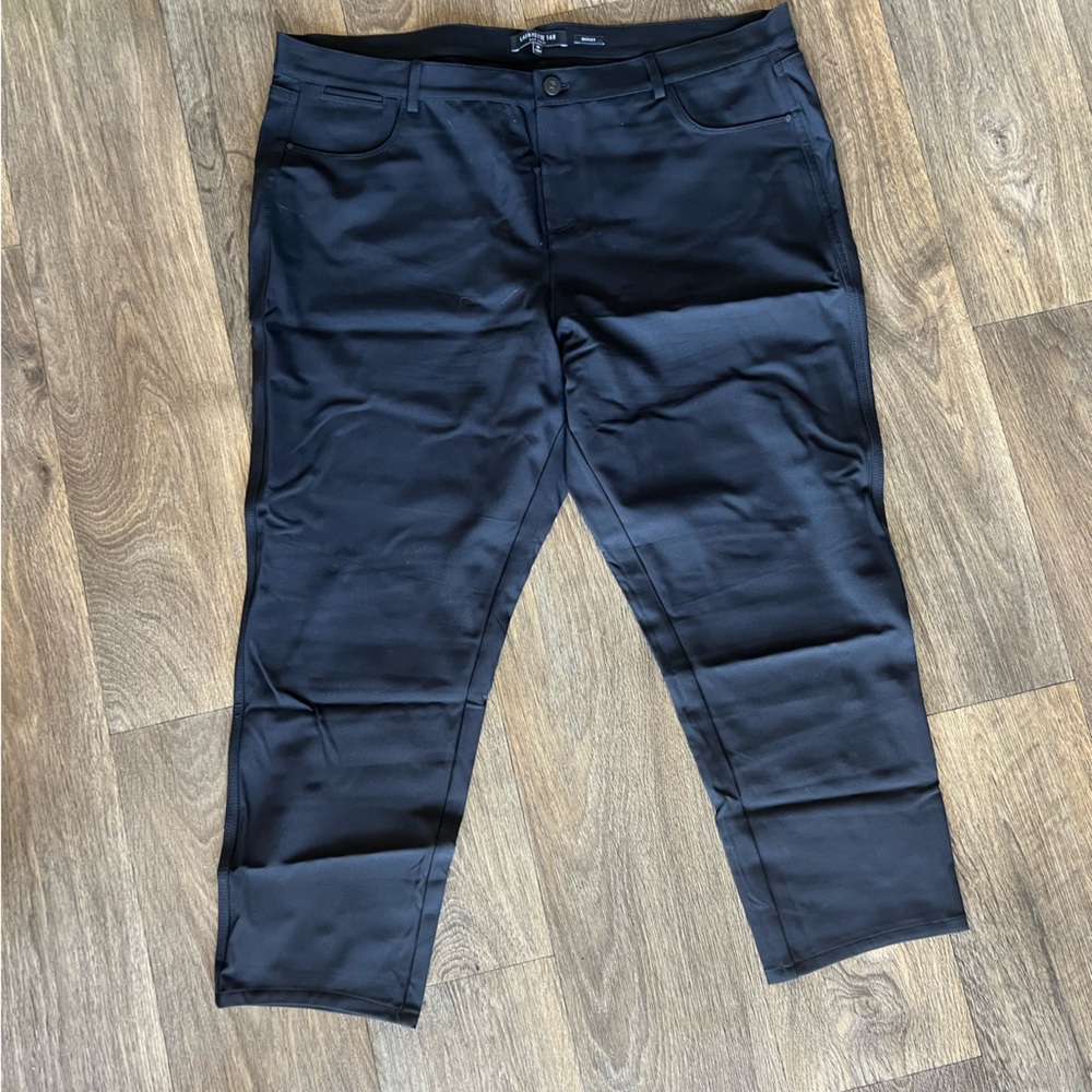 Lafayette 148 New York women’s acclaimed stretch Mercer pant black 18